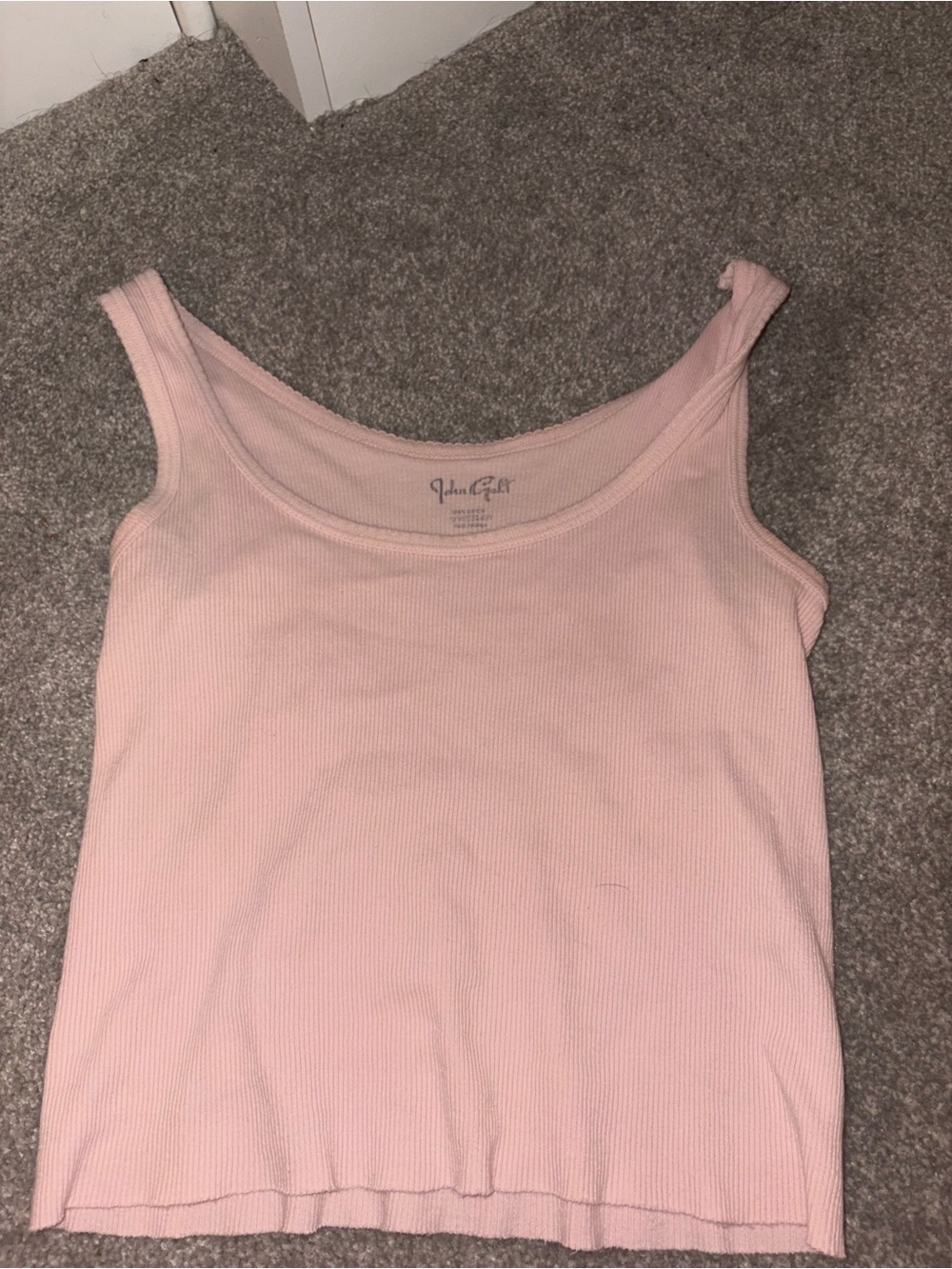 Brandy Melville Light Pink Ribbed Tank